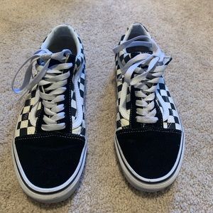 Black & White Checkered Vans